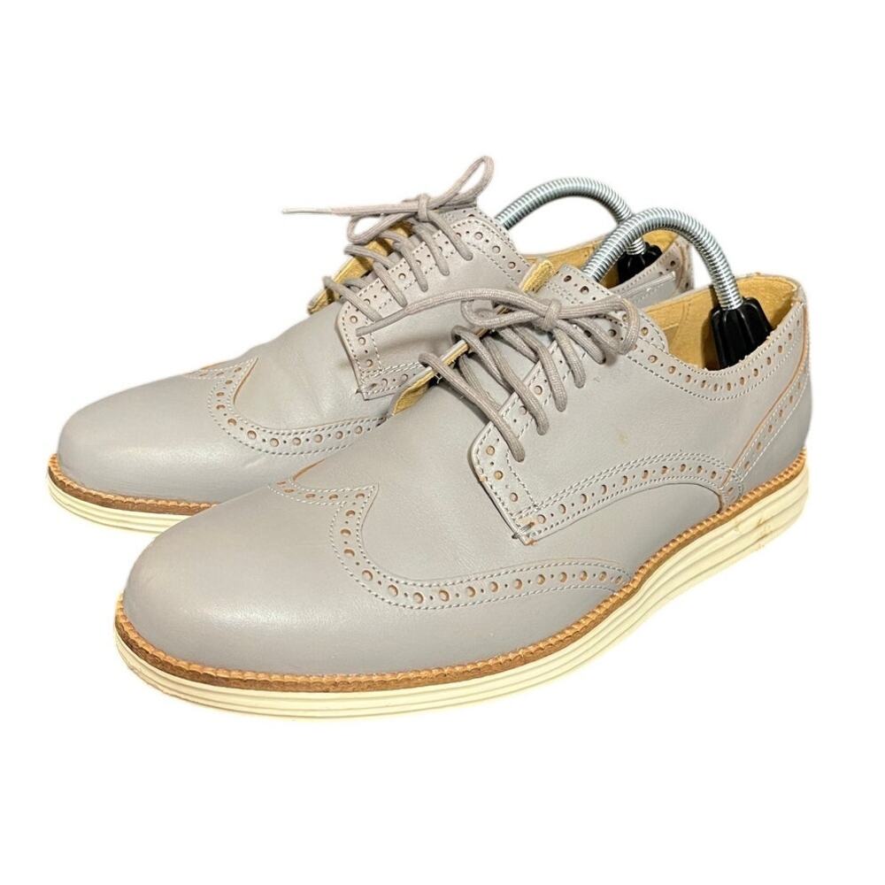 Cole Haan Men's Original‎ Grand Wingtip P102662 Oxford, Ironstone/Silver Mist 10